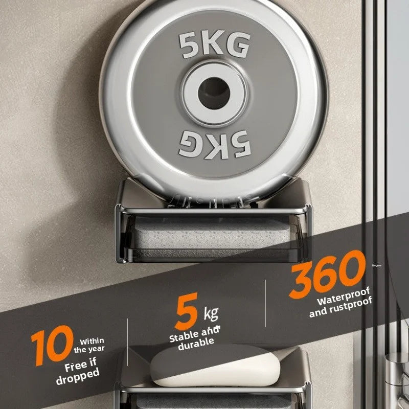 Ym Bathroom Punching Wall Mounted Space Aluminum Toilet