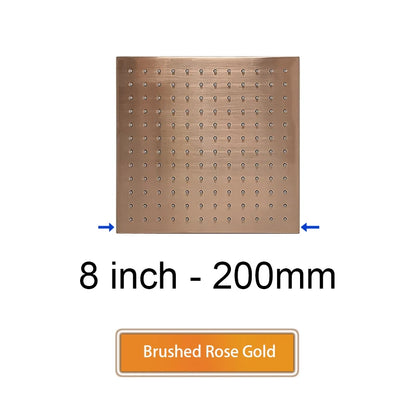 Brass Square Rain Shower Head Quality Bathroom Bath