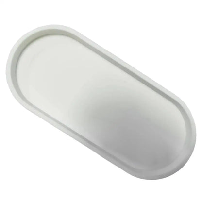 1pc Bathroom Vanity Silicone Tray Rectangular Dish Soap
