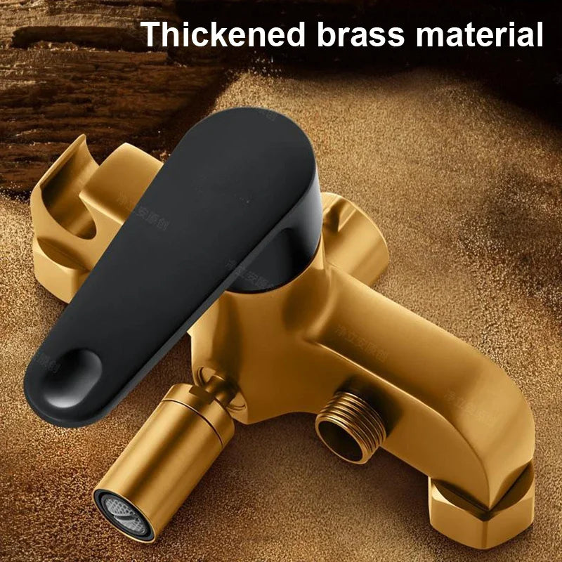 Bathroom Shower Faucet Spray Gun Brass Cold Water