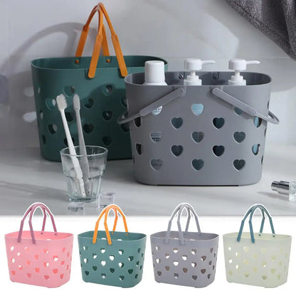 Shower Caddy Drainage Holes Plastic Bath Basket College