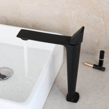 Kemaidi Rose Gold Bathroom Basin Sink Faucet Square