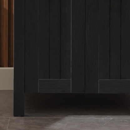 Black 24 Bathroom Vanity Sink Combo Modern Vanity