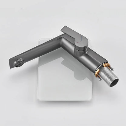 Brass Main Sink Faucet White Bathroom Cold Sink