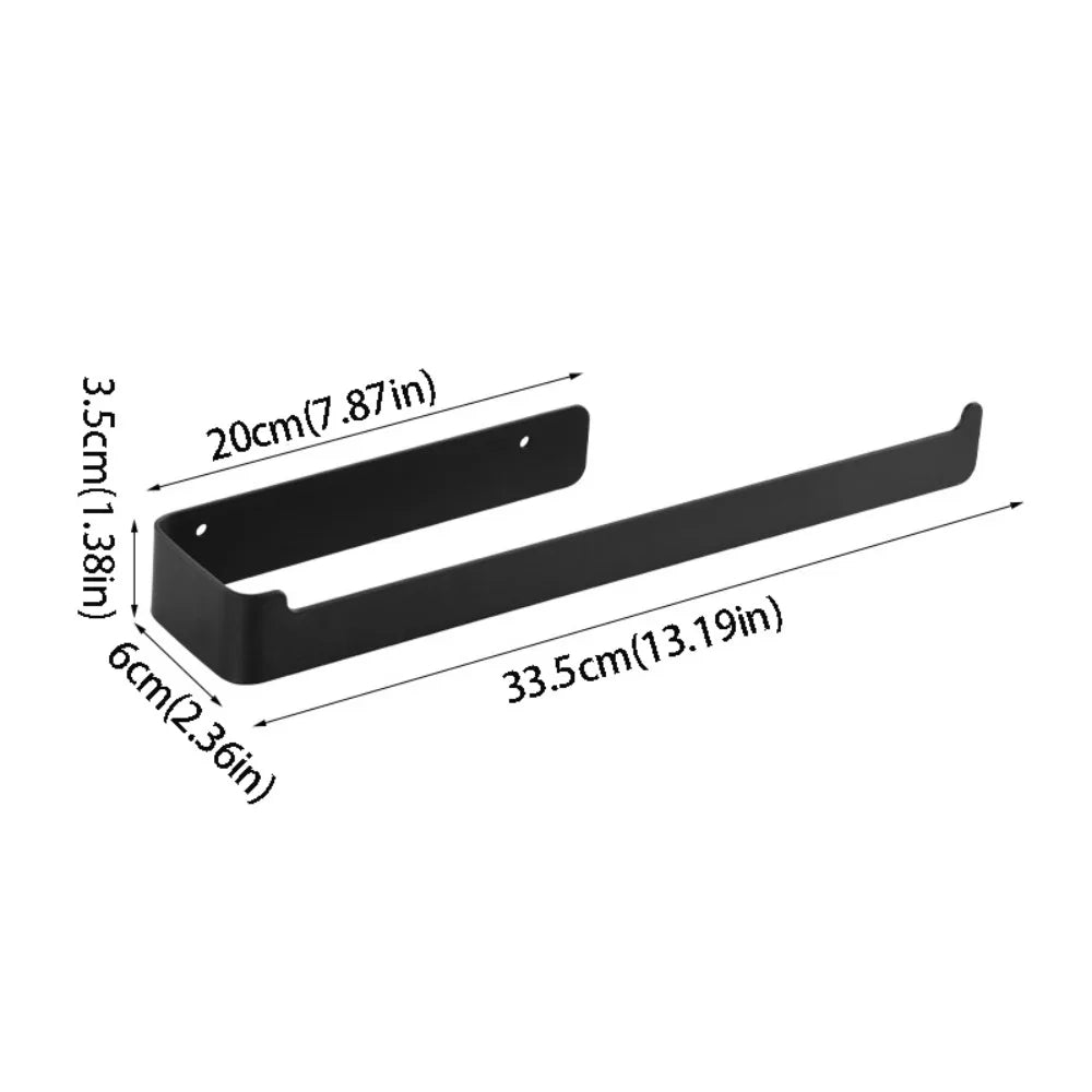 Robe Hook Golden Finish Towel Holder Black Finish