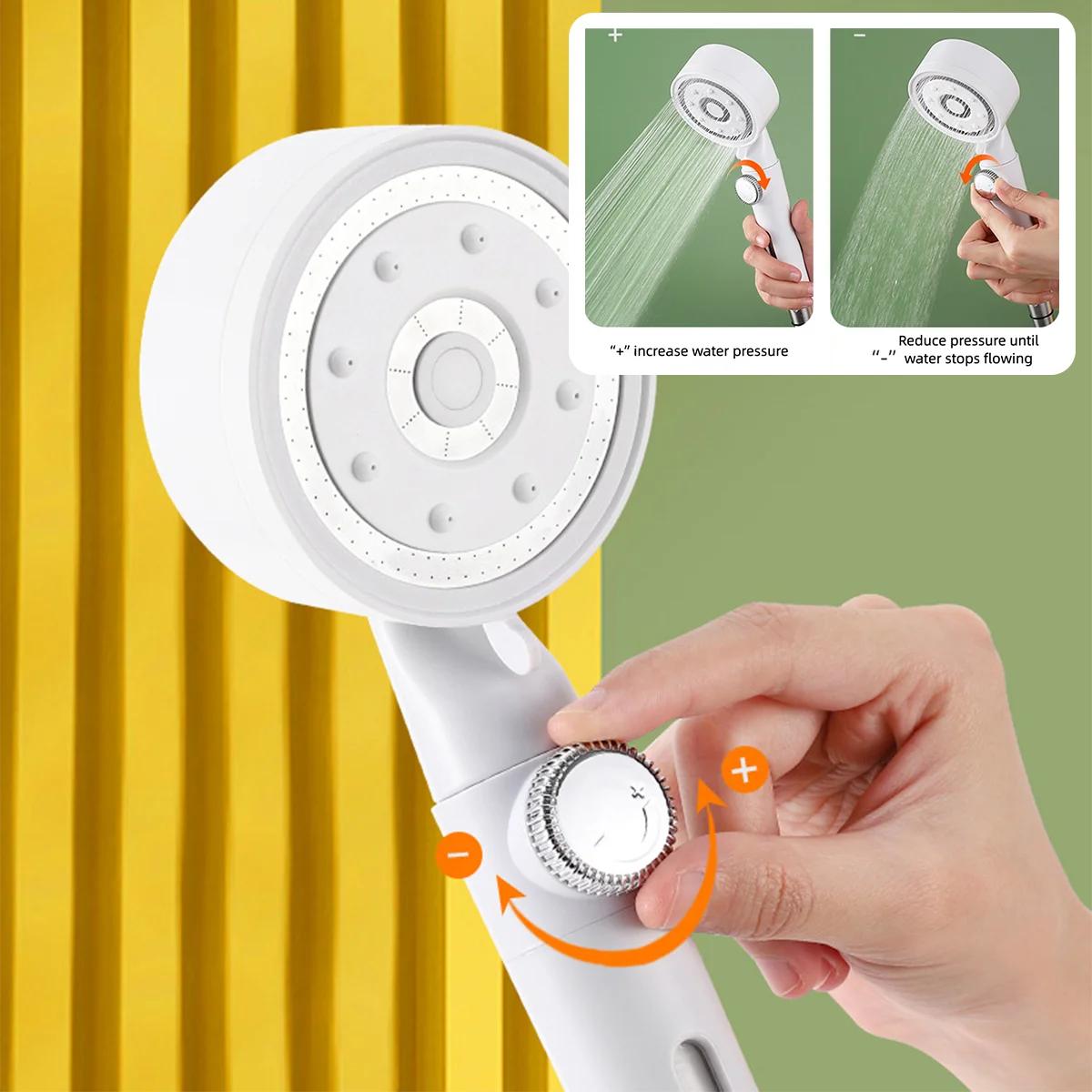 Multi-Stage Filtration Pressurization Shower Head