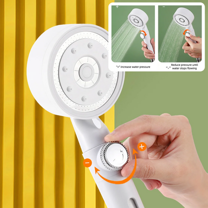Multi-Stage Filtration Pressurization Shower Head