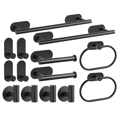 No Drilling Stainless Steel Towel Bar Paper Holder