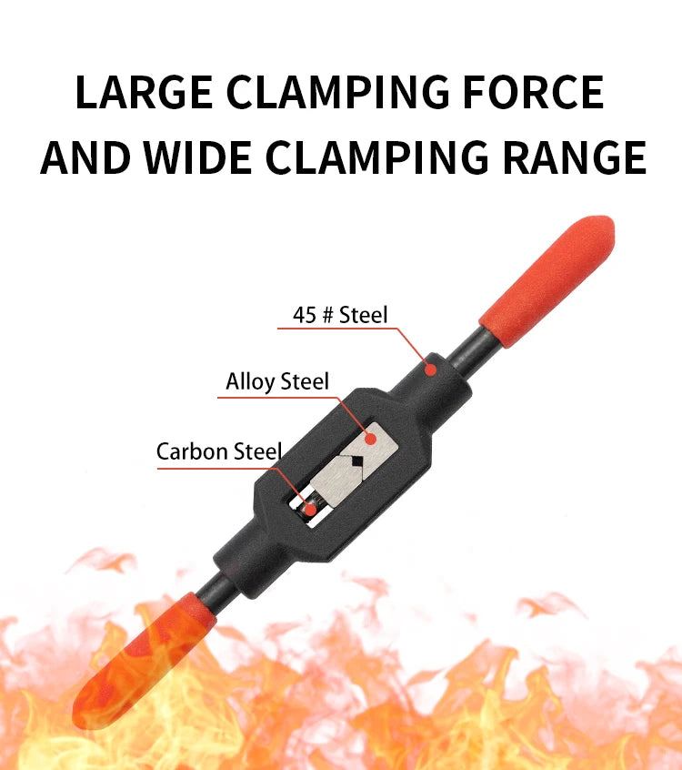 M1-M8 M9-M27 Hand Tap Wrench Adjustable Tapping Device