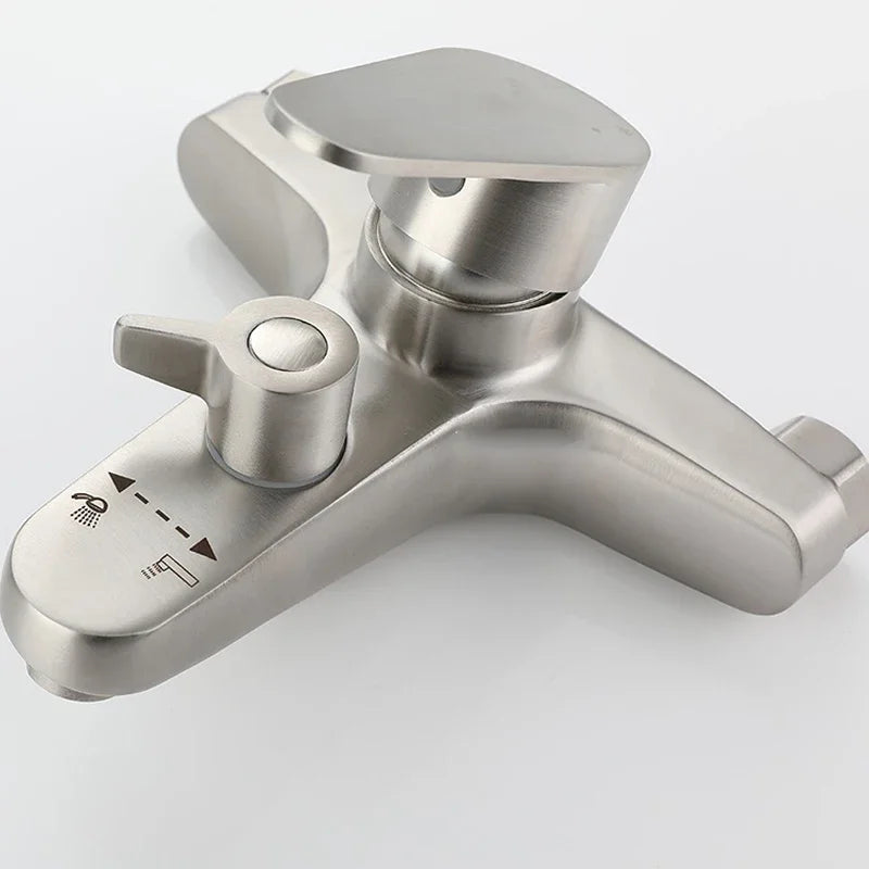 Bathroom Shower Faucet Stainless Steel Mixer Tap Cold