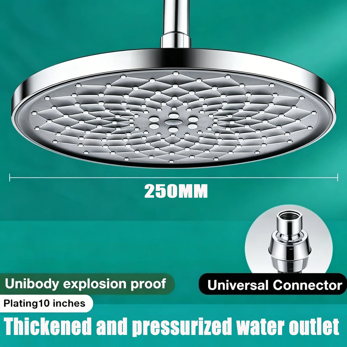 6/9 Inch Large Flow Supercharge Rain Shower Head