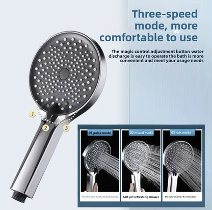 Bathroom Sprayer Shower Head Water Saving Handheld Rain