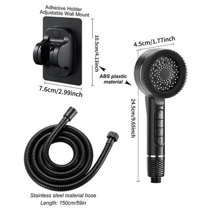 Handheld Shower Encrypted Hose Shower Wall Seat Pressure