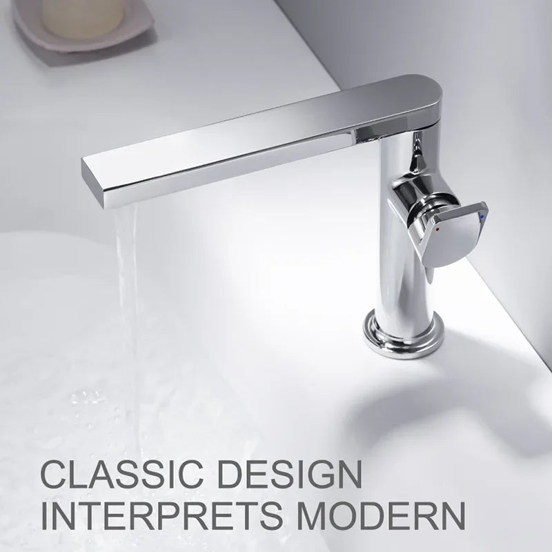 Brass Cold Bathroom Faucet Grey Toilet Vanity Basin