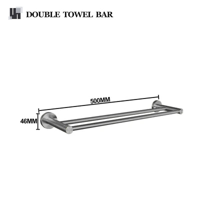 Gray Bathroom Hardware Cup Rack Towel Rack Toilet