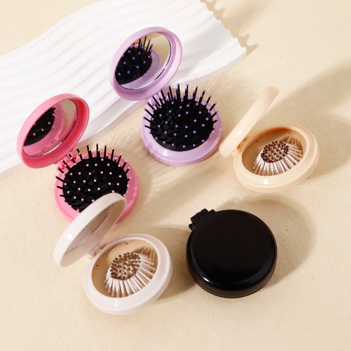 5pcs Foldable Airbag Comb Foldable Pocket Comb Mini