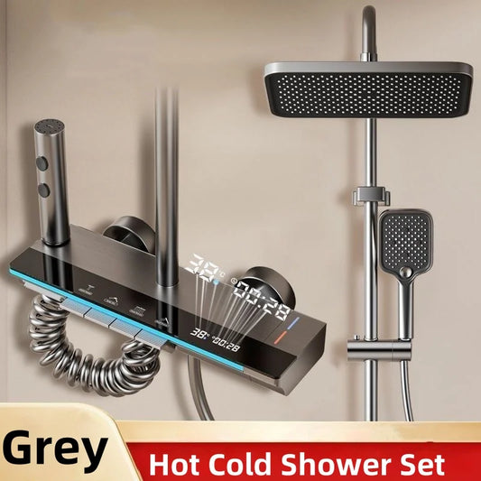 Ship Eu Cold Mixer Shower Faucet Temperature Digital