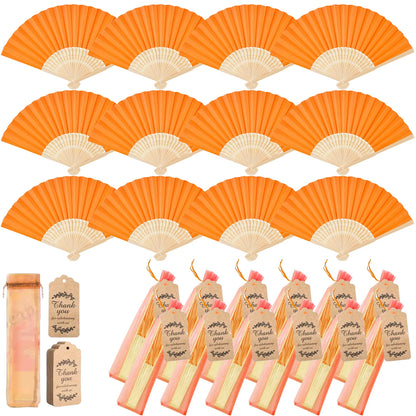 30-120pcs Wedding Hand Fans Folding Fans Guest Paper