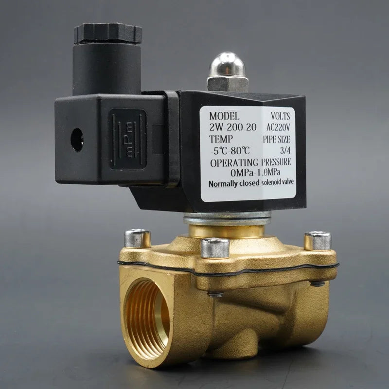 Solenoid Valve Water Valve Normally Close Brass Valves