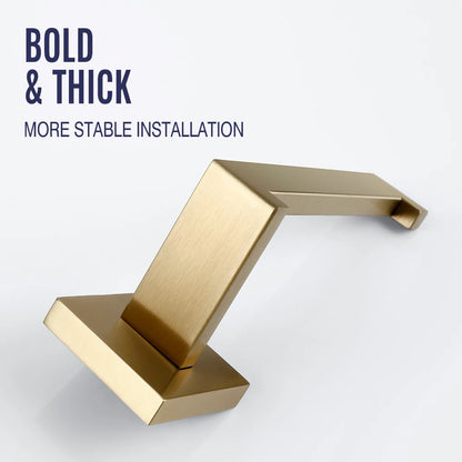 Brushed Gold Bathroom Toilet Brush Holder Toilet Paper