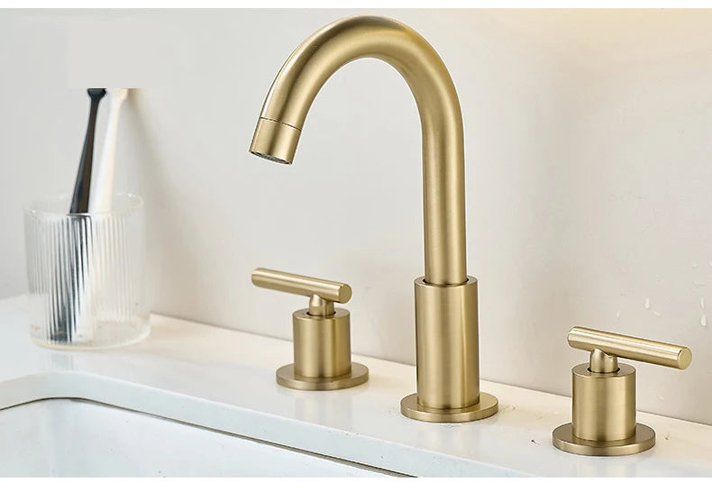 Nordic Style Basin Faucet Holes Bathroom Sink Faucet