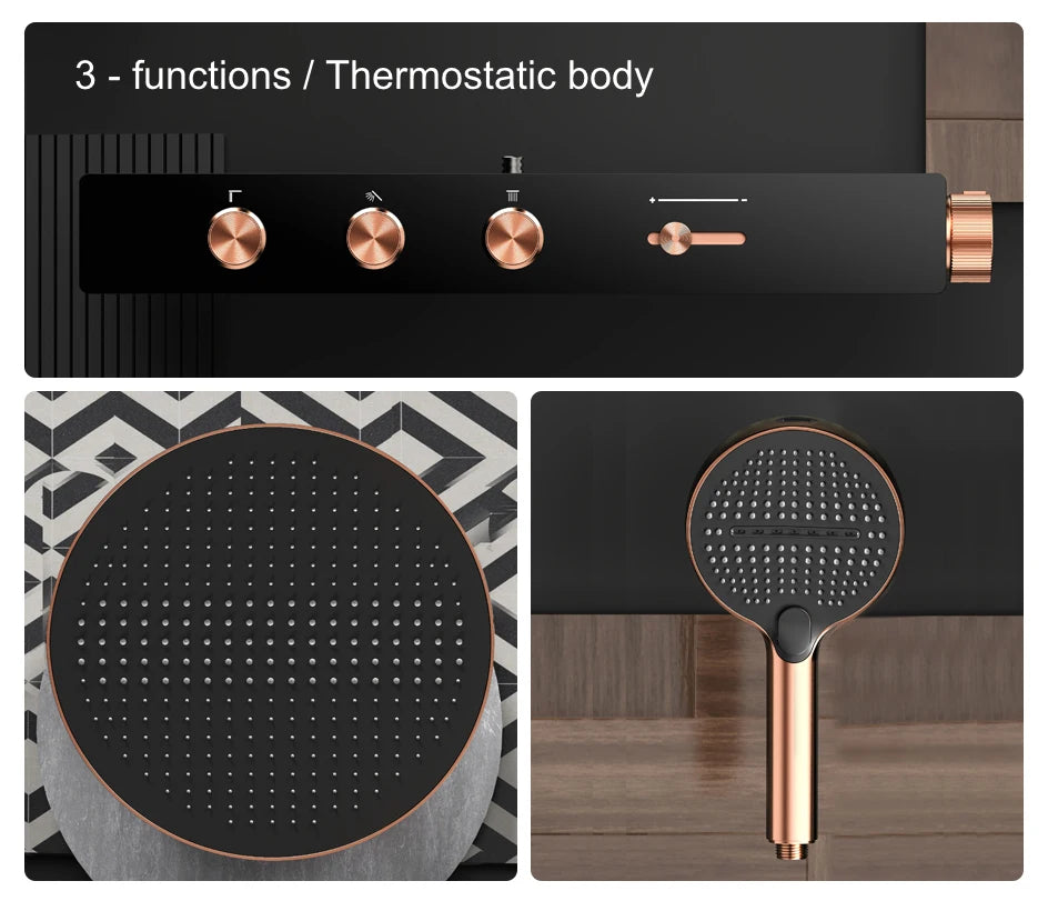 Vgx Thermostatic Shower System Luxury Concealed Bathroom Shower