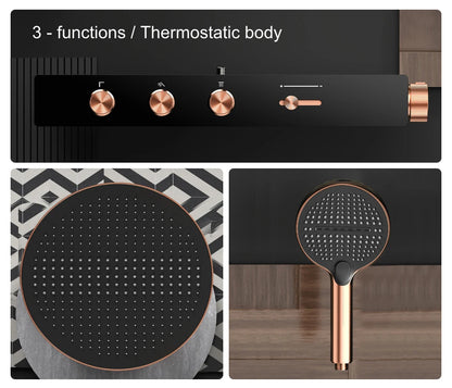 Vgx Thermostatic Shower System Luxury Concealed Bathroom Shower