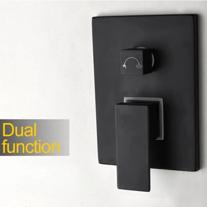 Concealed Shower System 2/3 Ways Water Outlet Hidden