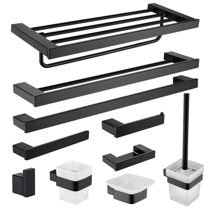 Stainless Steel Bathroom Wall Shelf Towel Bar Rack