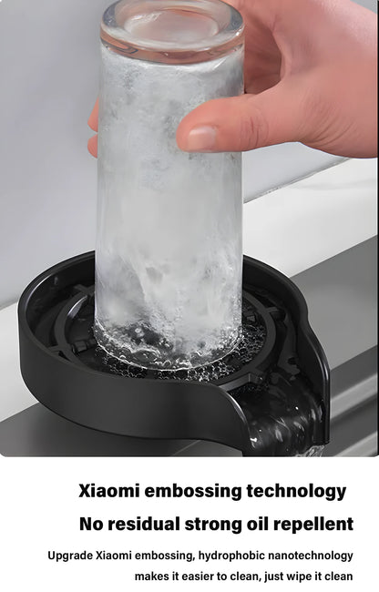 Silver Nano Embossed 304 Stainless Steel Sink Large