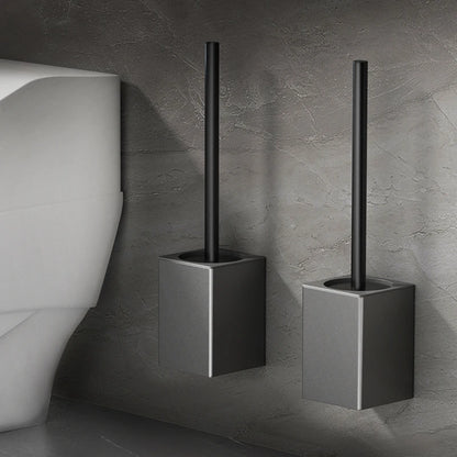 Bathroom Toilet Brush Holder Wall Mounted Cleaning No