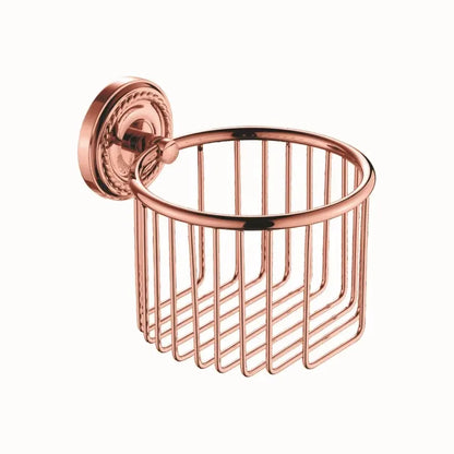 Bathroom Rose Gold Bath Towel Towel Ring Carved