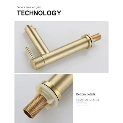 Bathroom Basin Faucet 1/2inch 304 Stainless Steel Cold