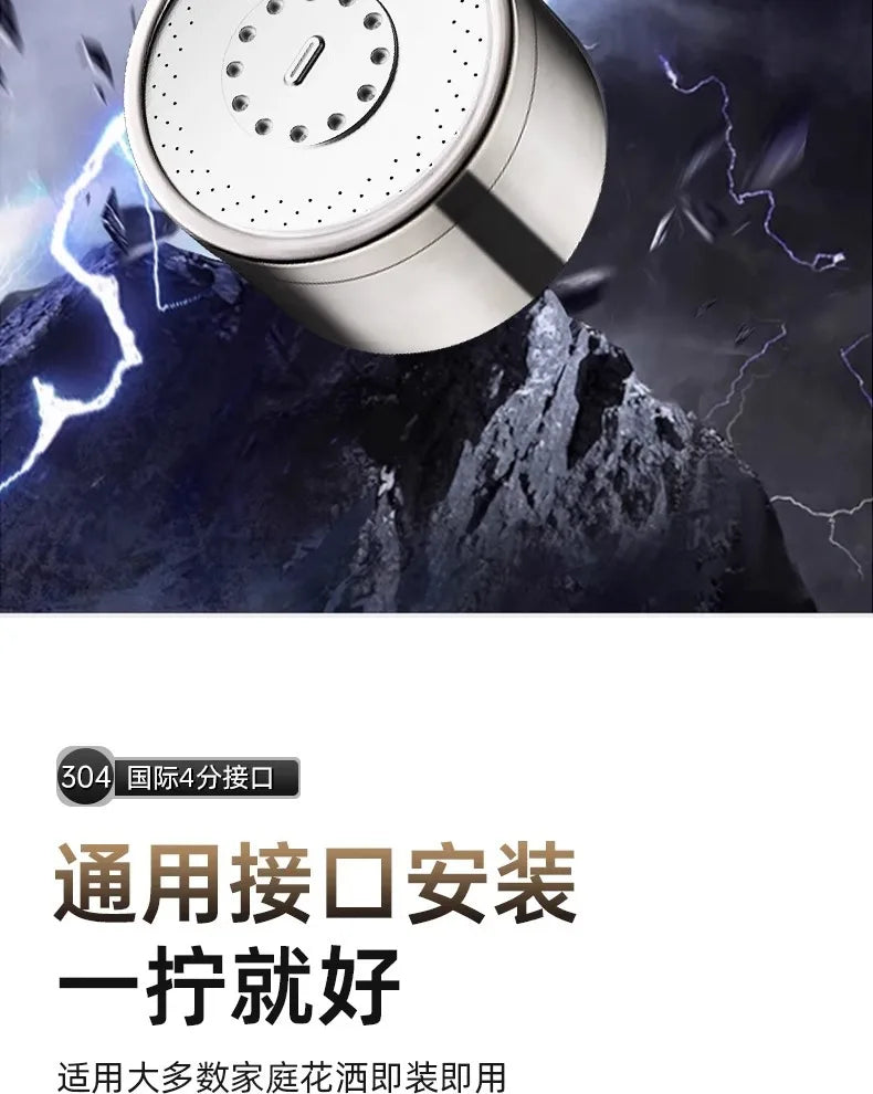Upgraded 304 Stainless Steel High Pressure Shower Head