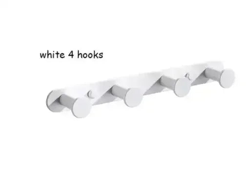 Brushed Gold/White/Matte Black Stainless Steel Hooks Bathroom
