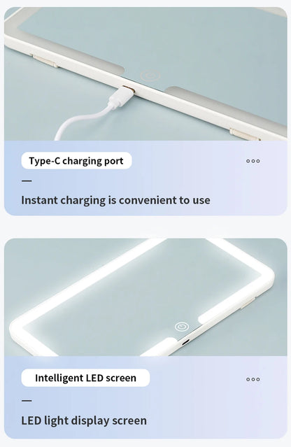 Universal Car Sun Visor Makeup Mirror Led Fill