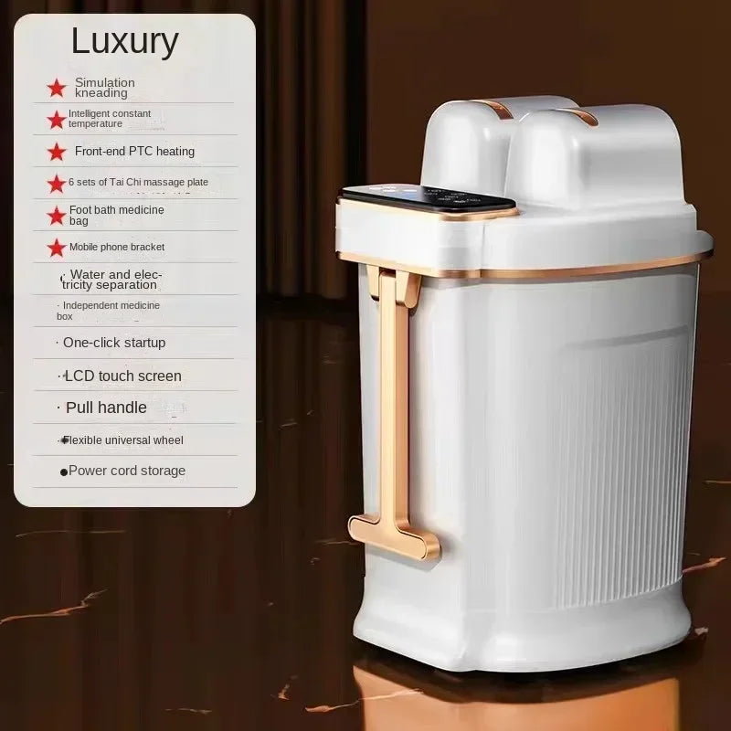 Foot Soaking Bucket Electric Massager Foot Wash Basin