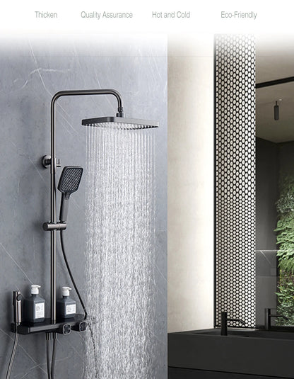 10 Inch Shower Head Handle Square Shower Faucet