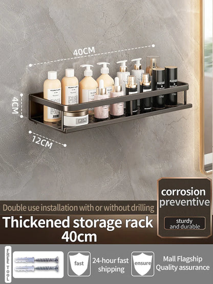 Bathroom Shelf Bathroom Towel Rack Shelves Wall Shower