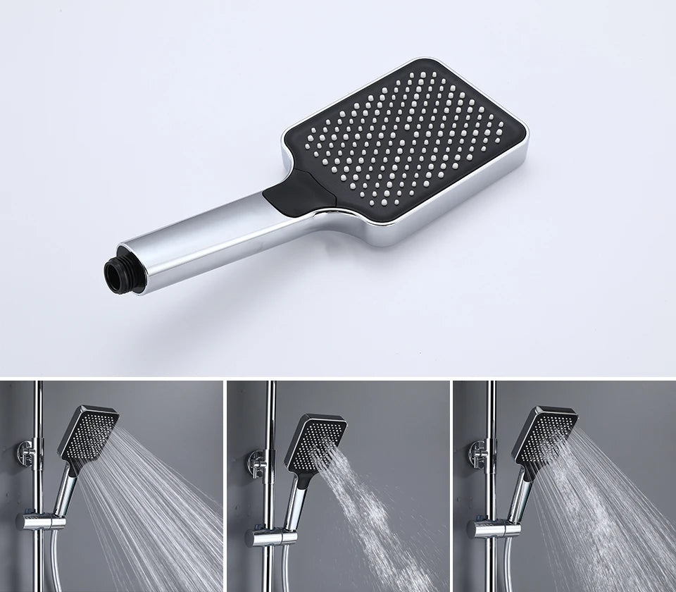 Vgx Luxury Chrome Shower System Four-Function Bathroom Shower