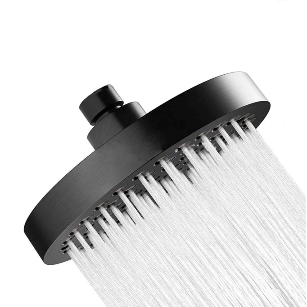 Inches High Pressure Rain Shower Head Arm 1min