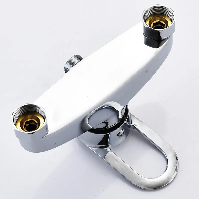 Brass Shower Faucet Mixer Valve Shower Head Hidden