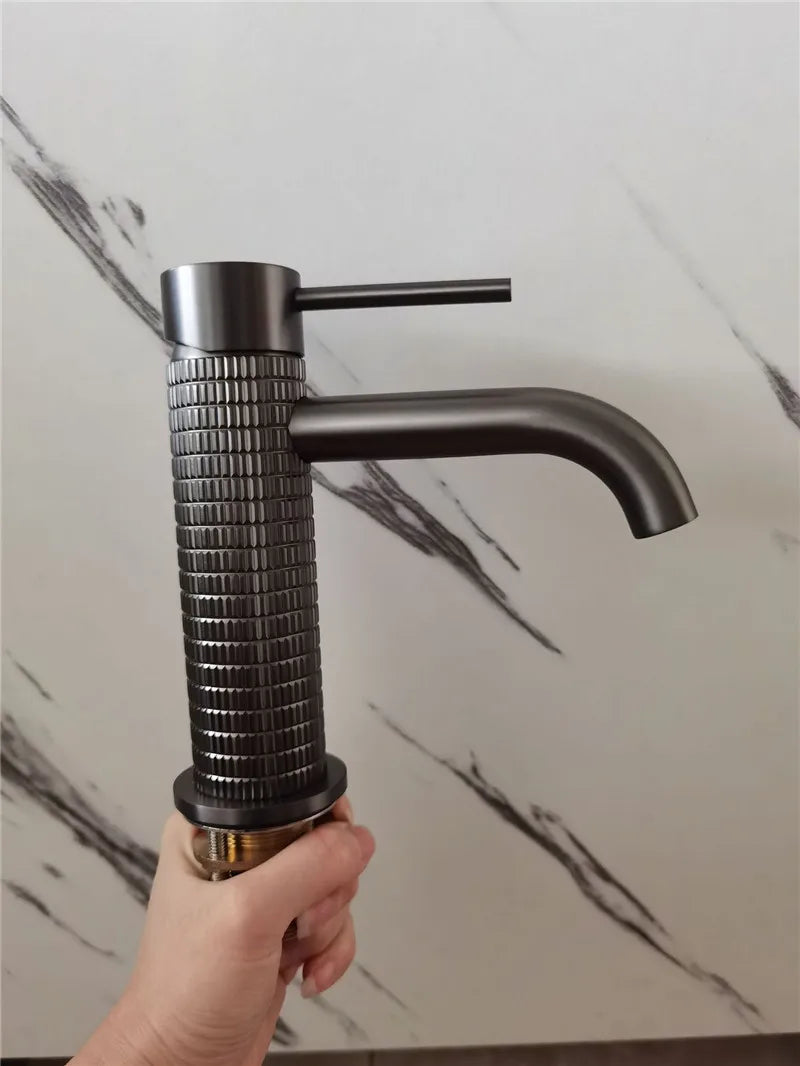 Brushed Rose Gold Bathroom Faucet Brushed Gold Basin