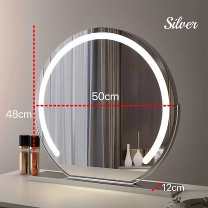 Vanity Makeup Mirror Lights Detachable 15x Magnification Color
