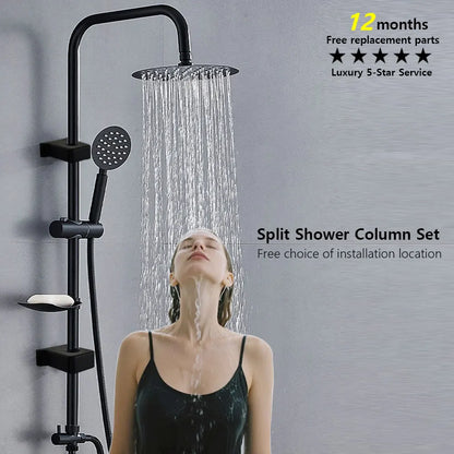 Split Rain Shower Column 304 Stainless Steel Shower