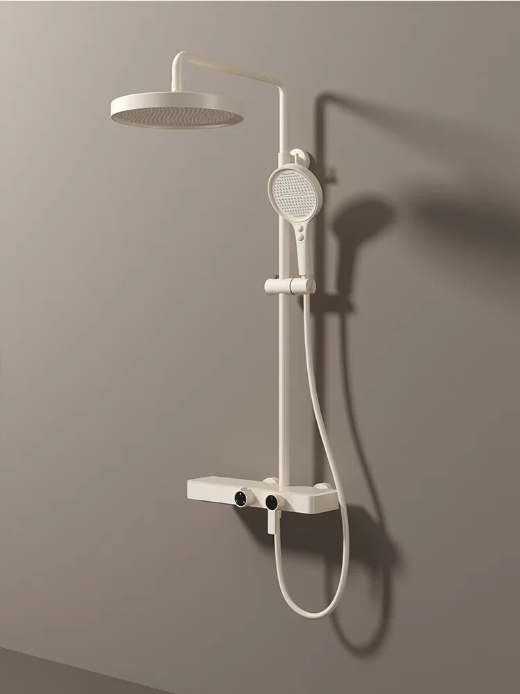 Brushed Gold Bathroom Shower Quality Brass Cold Bathroom