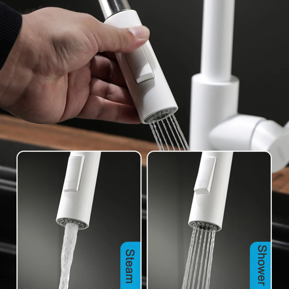 Smart Touch On Sink Faucet 304 Stainless Steel
