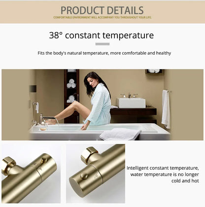 Shower System Thermostatic Shower Faucet Thermostat Bathroom