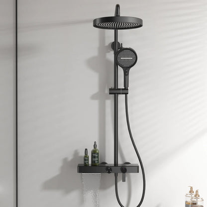 Orange Piano Bathroom Shower Waterfall Bathroom Mixer Faucets