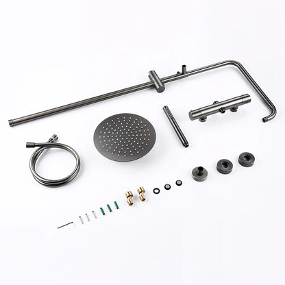 Thermostatic Shower Faucet Rain Head - 16 Inches